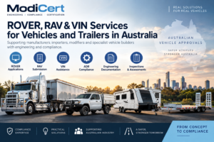 ModiCert ROVER, RAV and VIN services for vehicle and trailer manufacturers in Australia